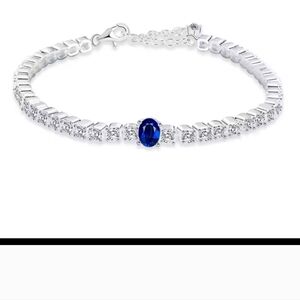 Bracelet Sapphire 925 Sterling Silv.